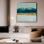 Abstract 1404 Canvas Art 60 x 60 cm / Stretched on hidden frame