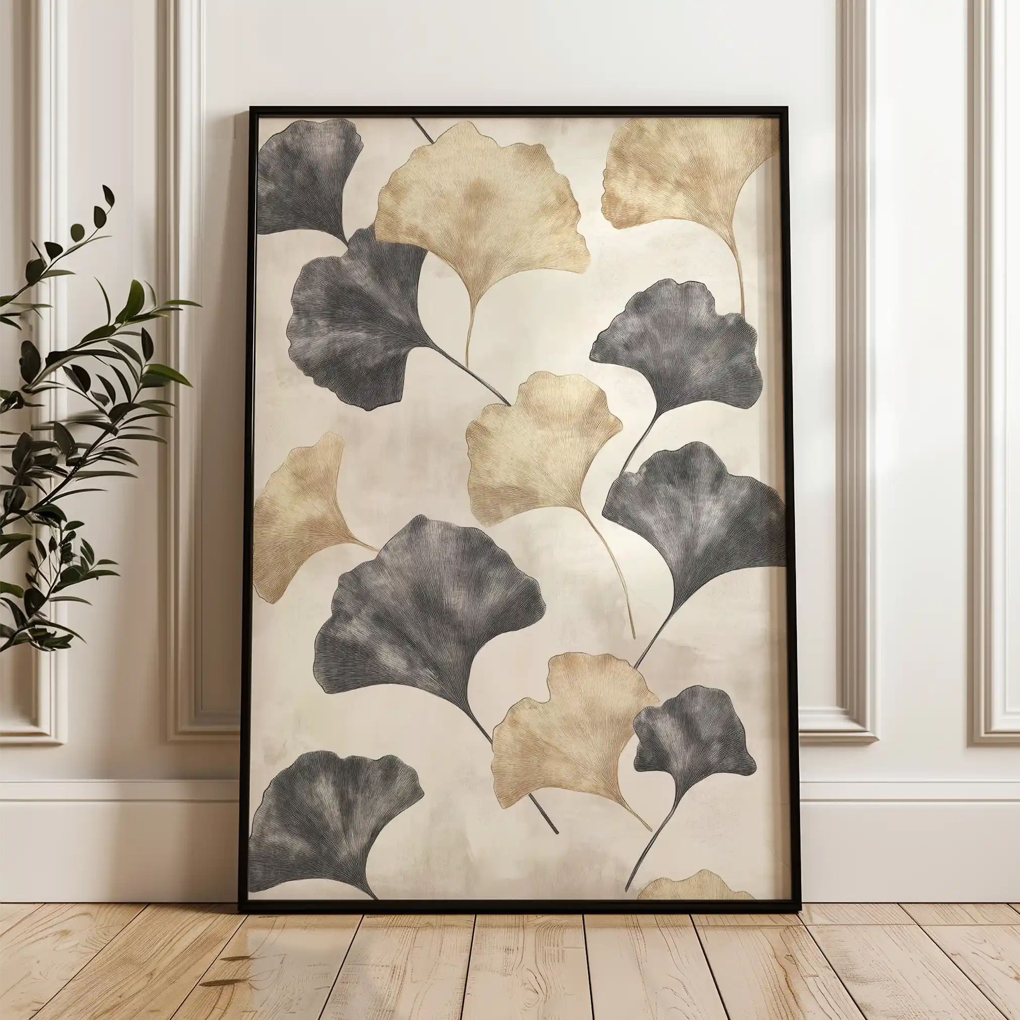 Floral Canvas Wall Art WAD1404-F 90 x 60 cm / Stretched on hidden frame