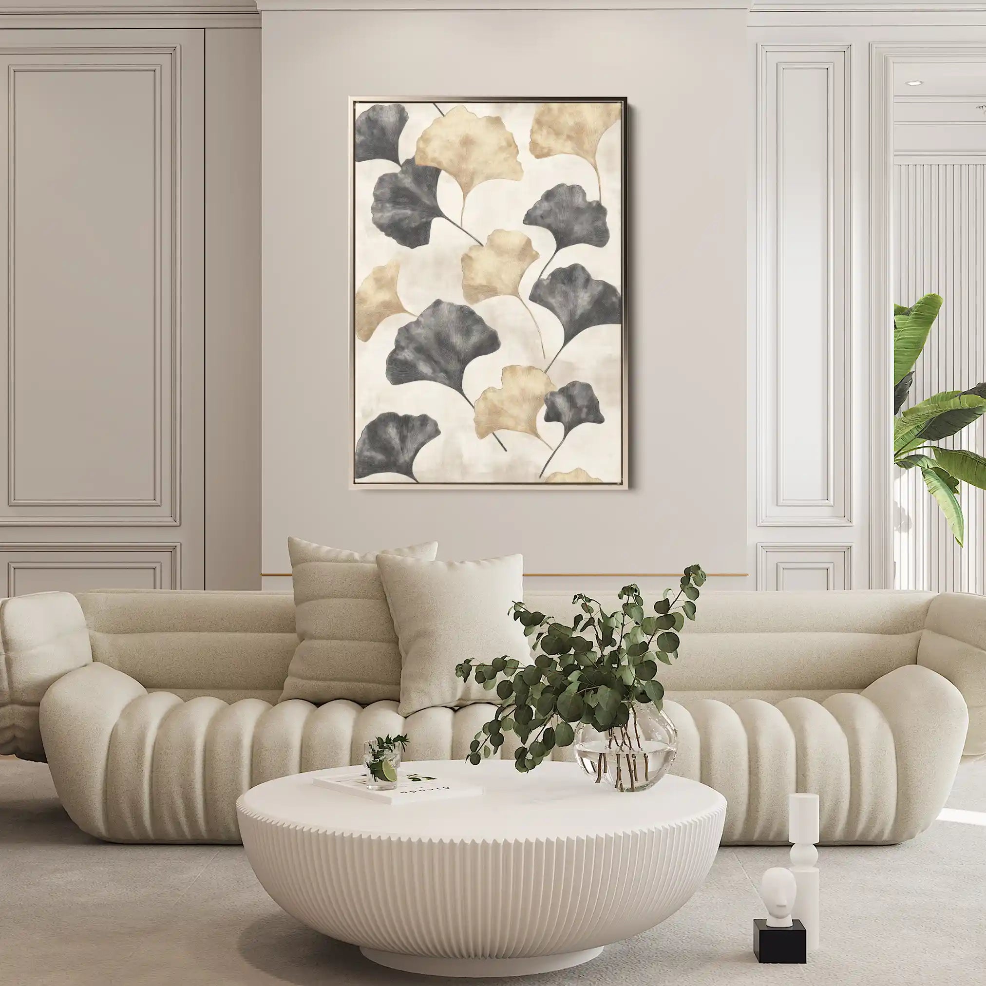 Floral Canvas Wall Art WAD1404-F 90 x 60 cm / Stretched on hidden frame