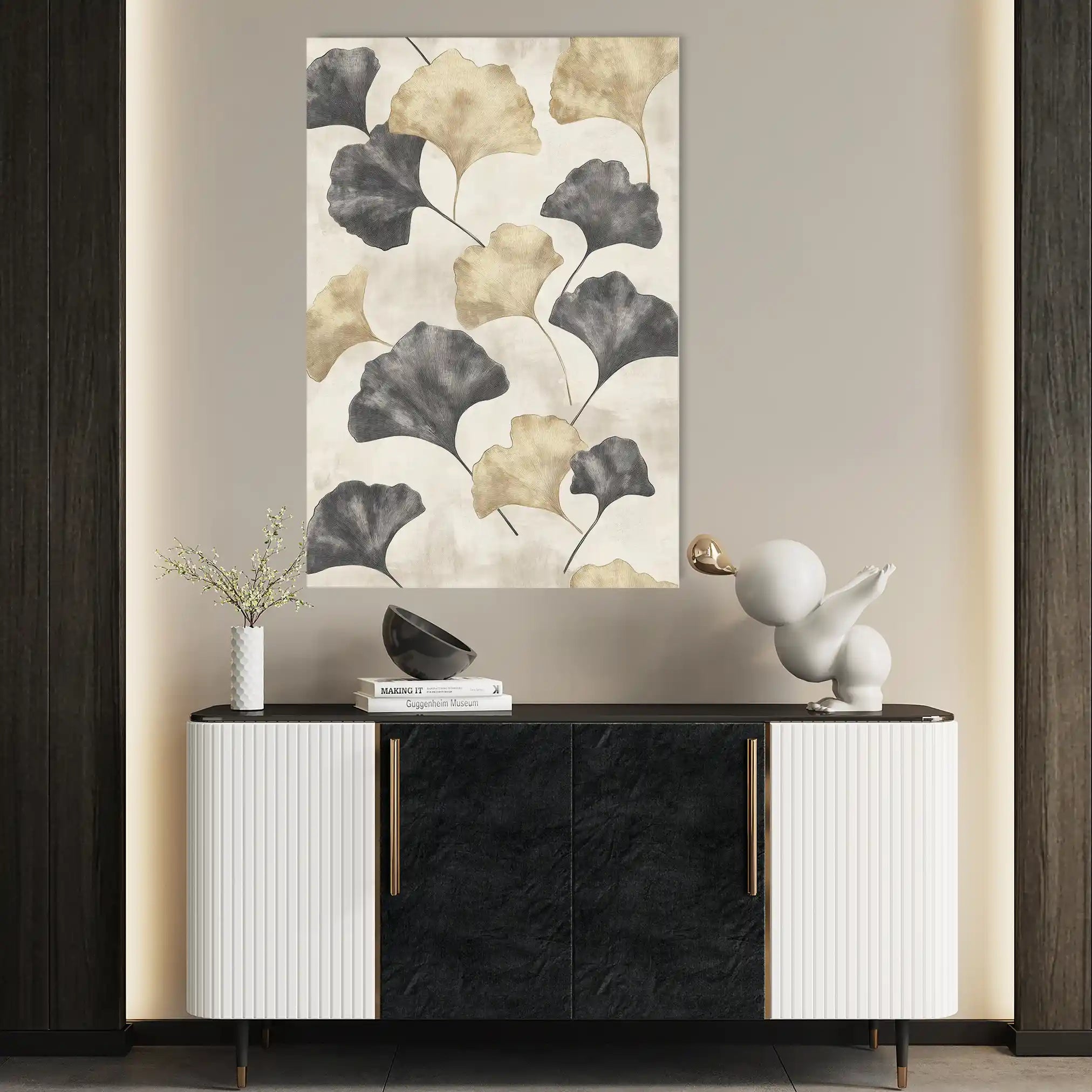 Floral Canvas Wall Art WAD1404-F 90 x 60 cm / Stretched on hidden frame