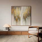 Abstract 1405 Canvas Art 60 x 60 cm / Stretched on hidden frame