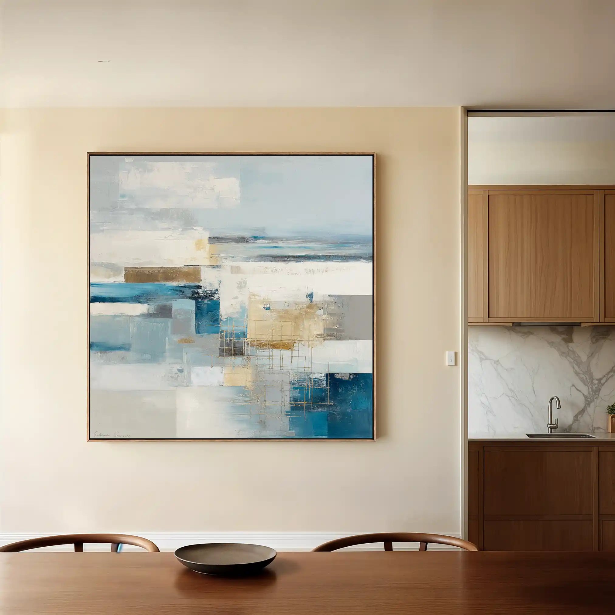 Abstract 1406 Canvas Art 60 x 60 cm / Stretched on hidden frame