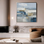 Abstract 1406 Canvas Art 60 x 60 cm / Stretched on hidden frame