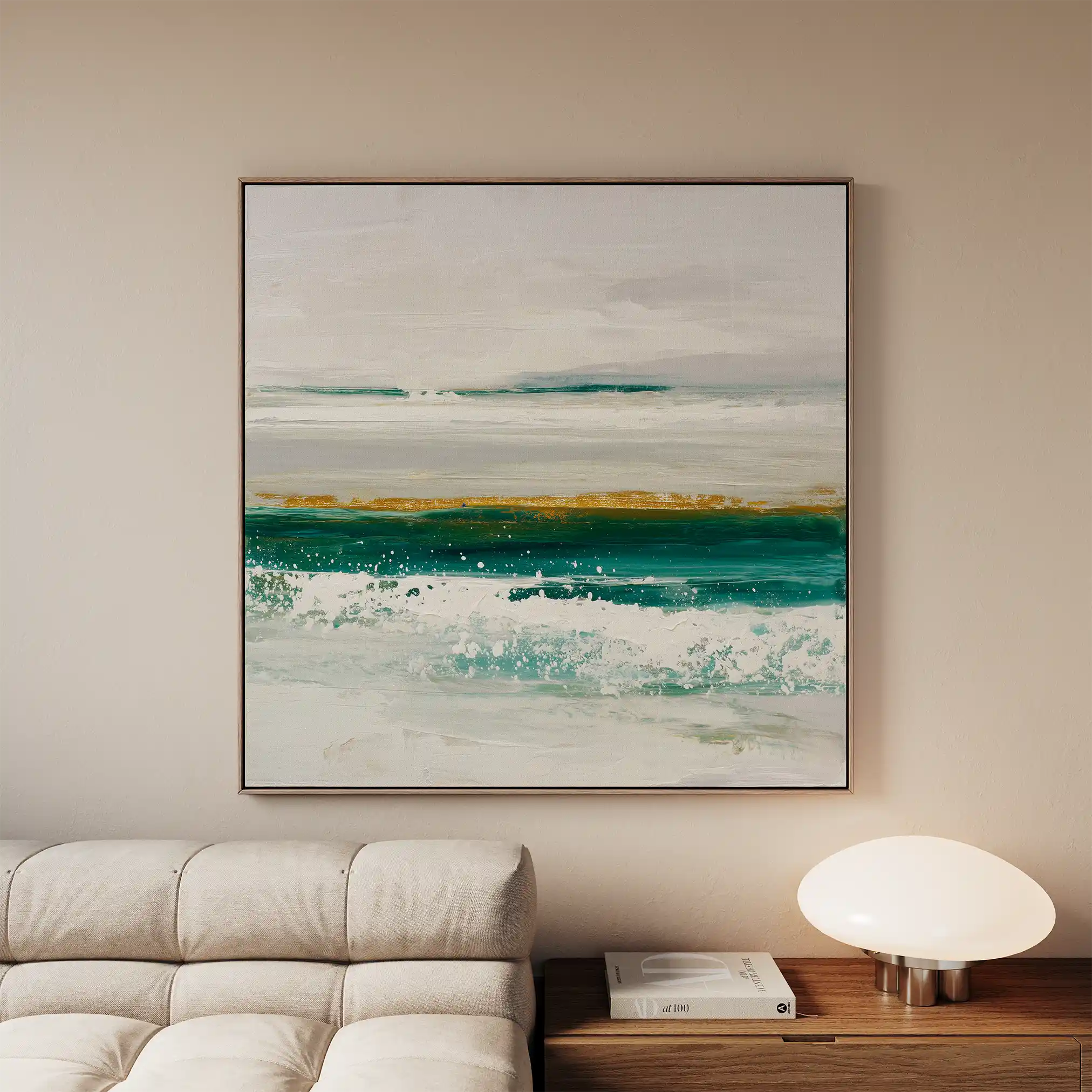 Abstract 1408 Canvas Art 60 x 60 cm / Stretched on hidden frame