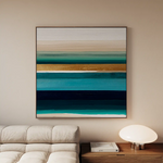 Abstract 1409 Canvas Art 60 x 60 cm / Stretched on hidden frame
