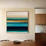 Abstract 1409 Canvas Art 60 x 60 cm / Stretched on hidden frame