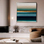 Abstract 1409 Canvas Art 60 x 60 cm / Stretched on hidden frame