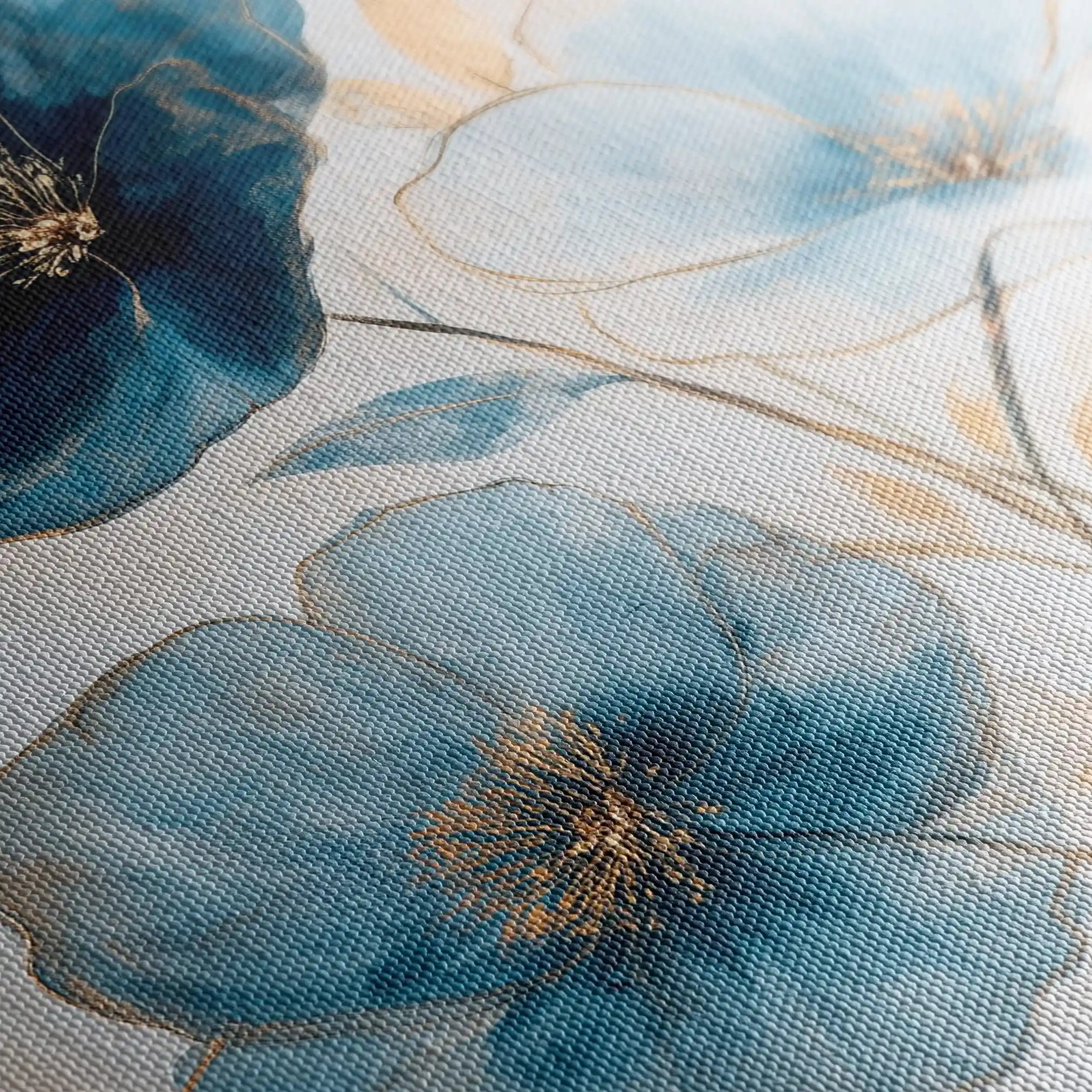 Floral Canvas Wall Art WAD1409-F 90 x 60 cm / Stretched on hidden frame