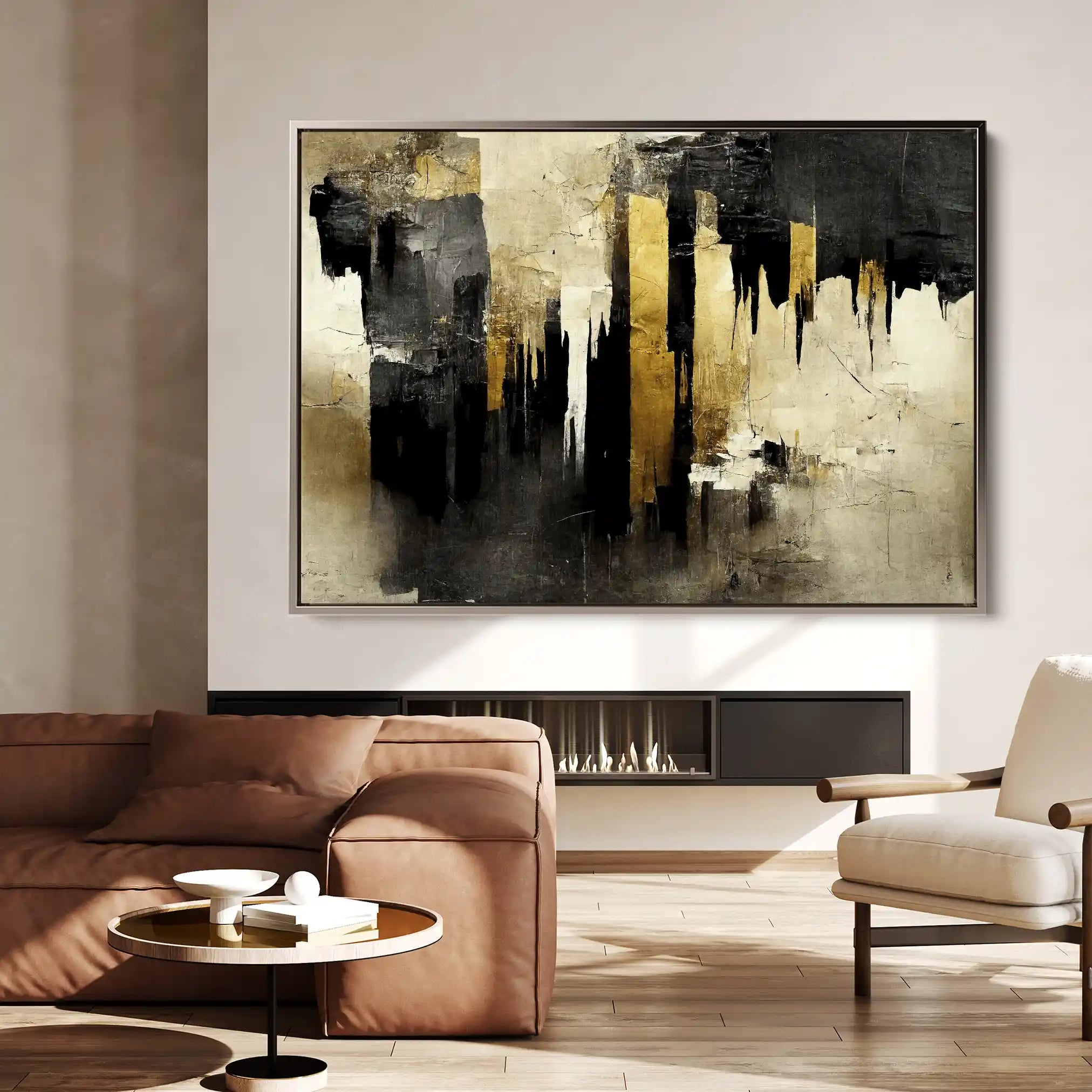 Abstract 141 Canvas Art 60 x 40 cm / Stretched on hidden frame