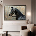 Horses 141 Canvas Art 90 x 60 cm / Stretched on hidden frame