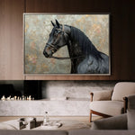 Horses 141 Canvas Art 90 x 60 cm / Stretched on hidden frame