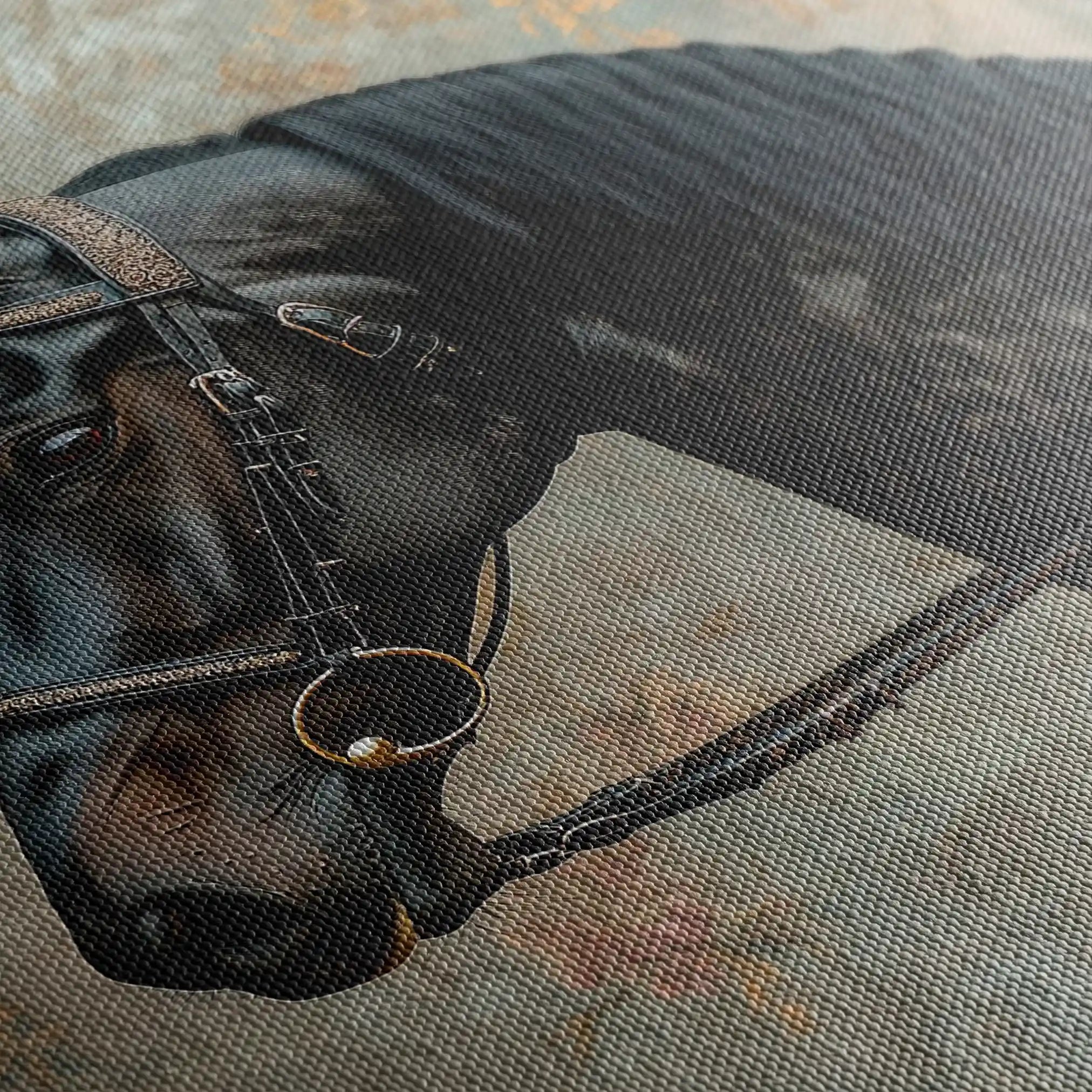 Horses 141 Canvas Art 90 x 60 cm / Stretched on hidden frame