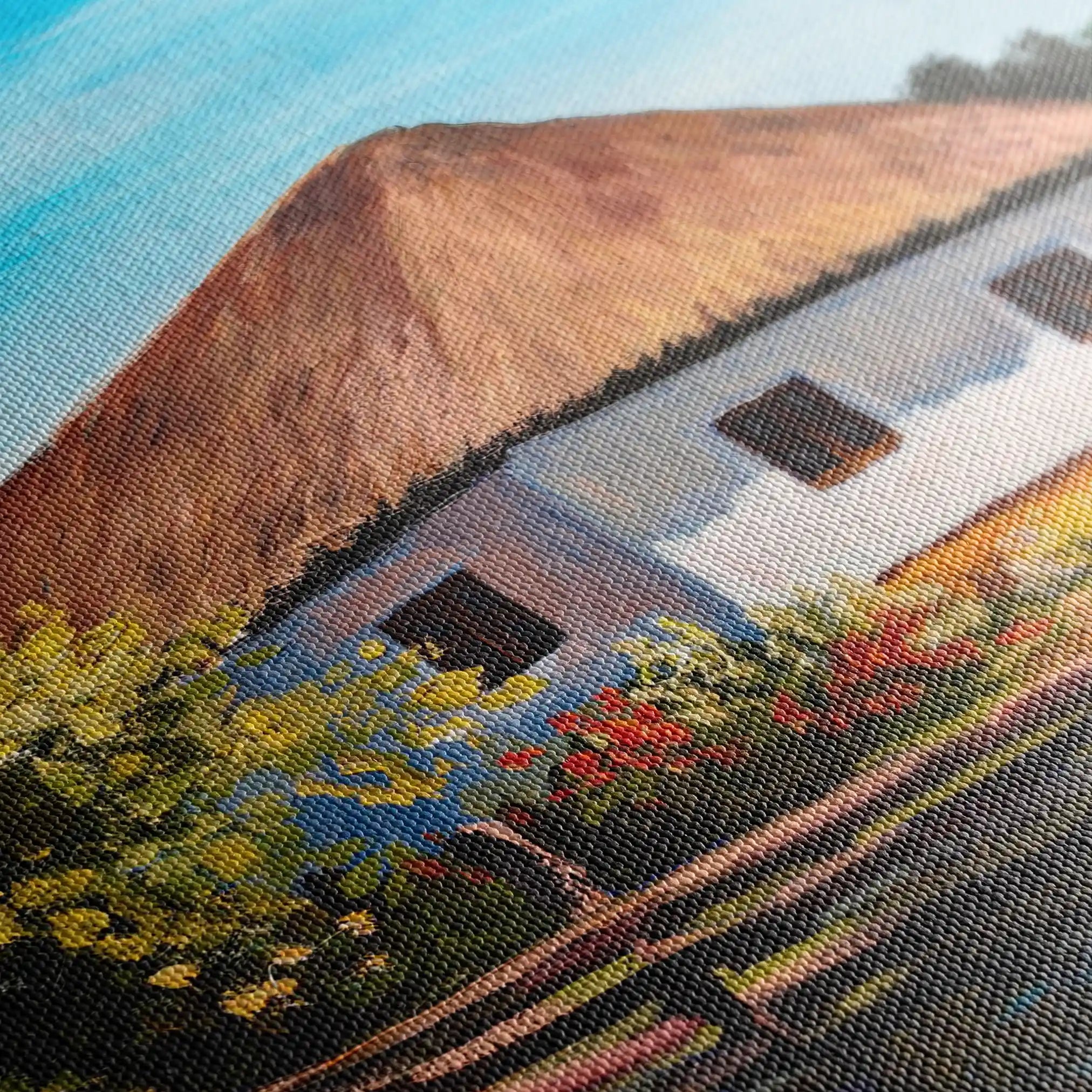 Landscape 141 Canvas Art 90 x 60 cm / Stretched on hidden frame