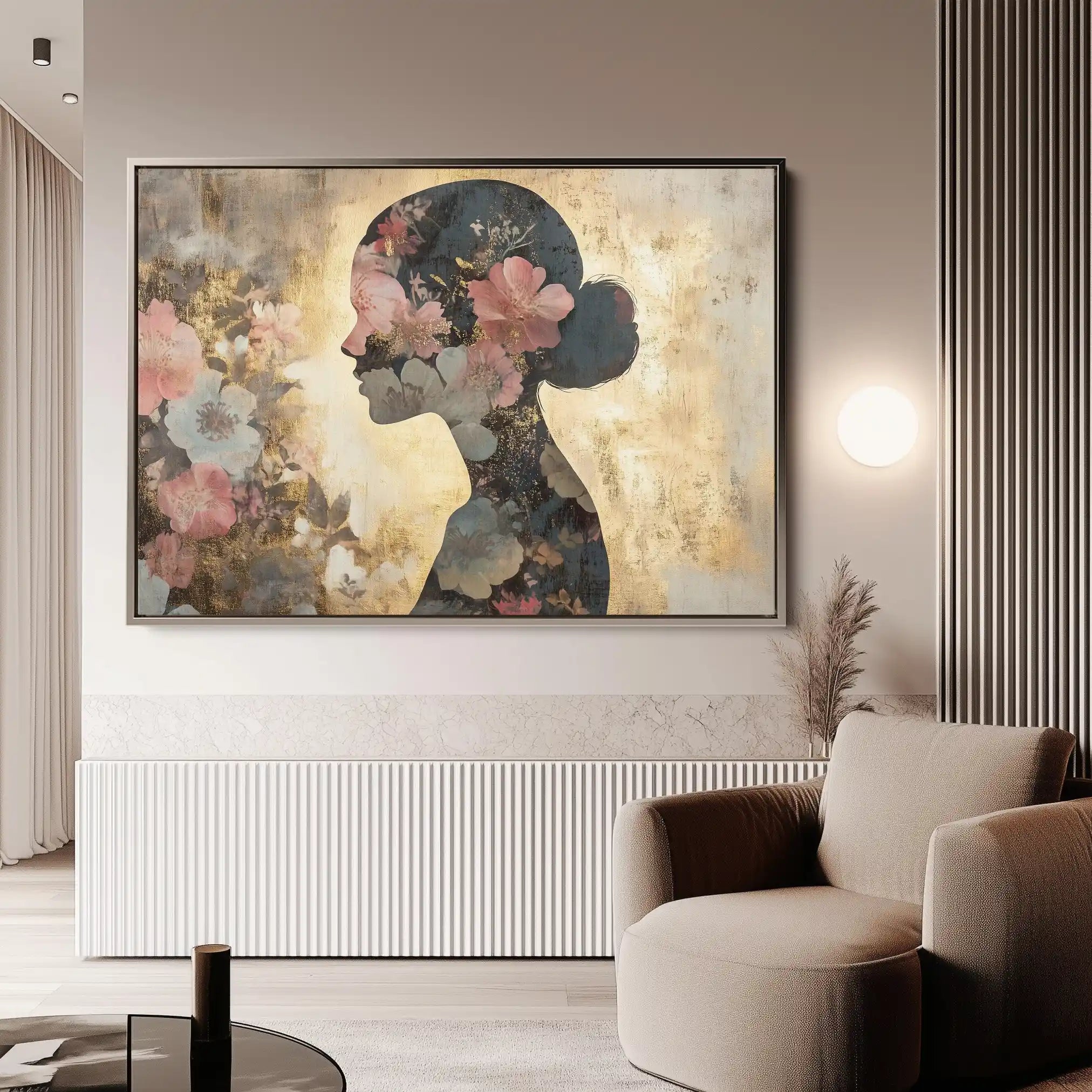 Portrait 141 Canvas Art 90 x 60 cm / Stretched on hidden frame