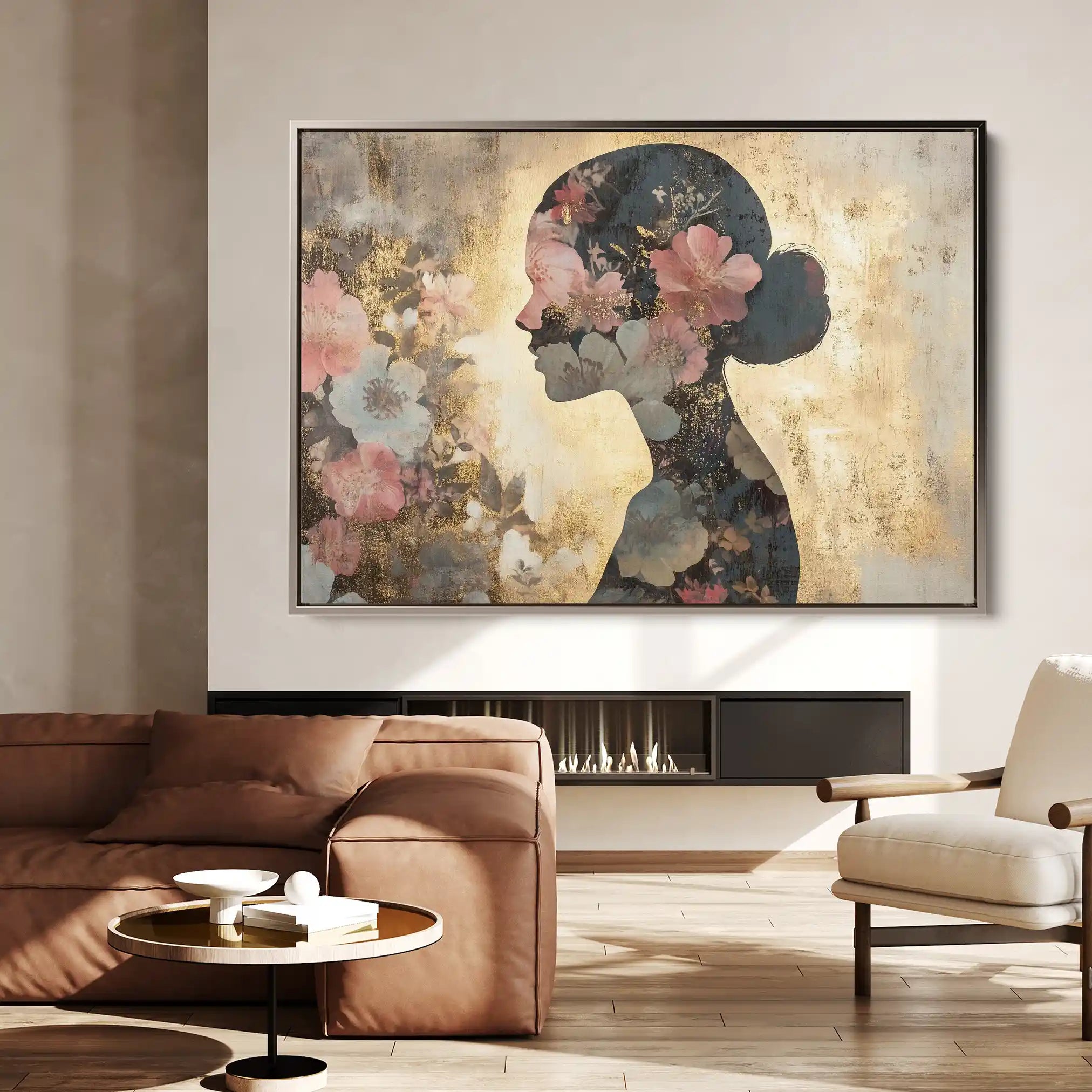 Portrait 141 Canvas Art 90 x 60 cm / Stretched on hidden frame