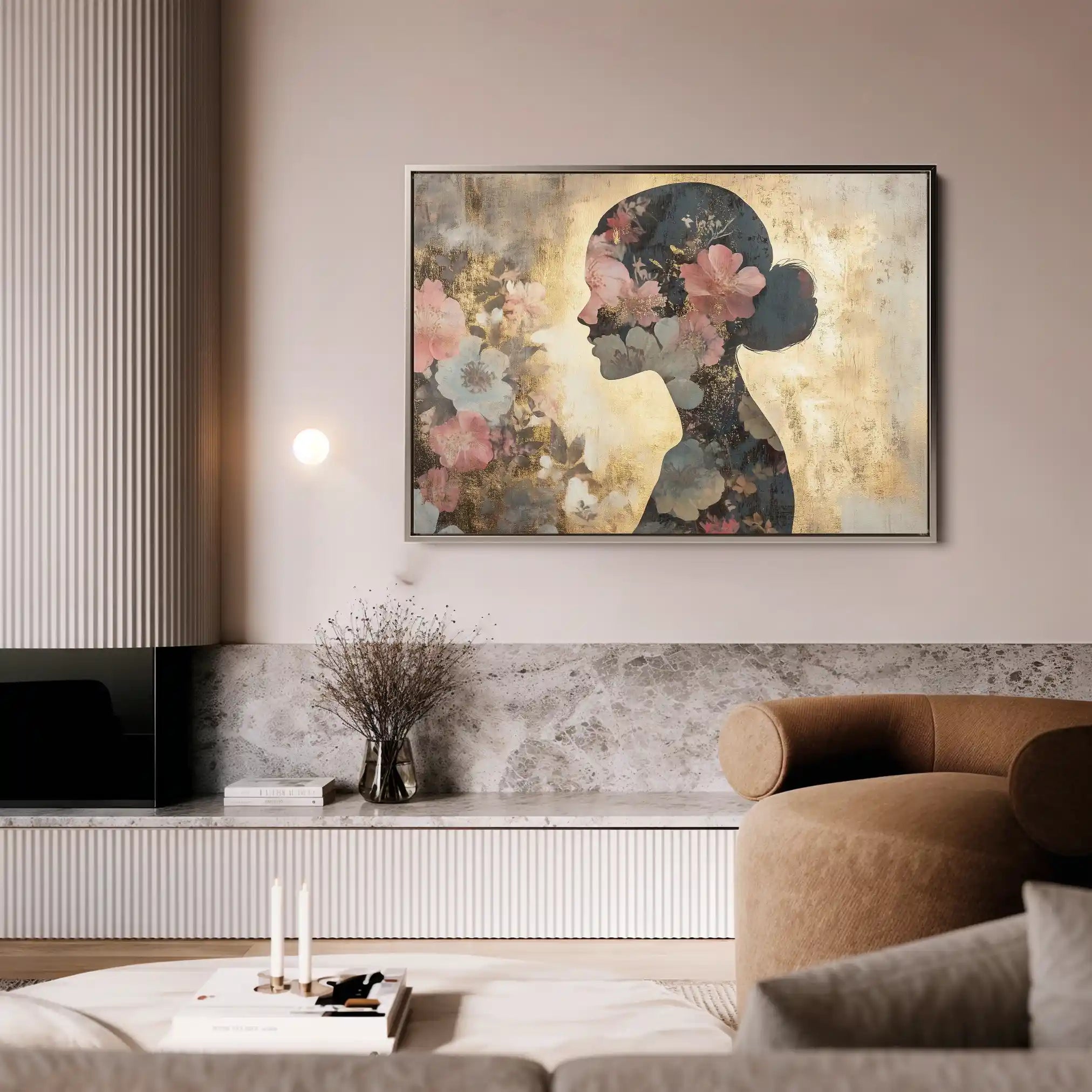 Portrait 141 Canvas Art 90 x 60 cm / Stretched on hidden frame