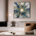 Abstract 1410 Canvas Art 60 x 60 cm / Stretched on hidden frame