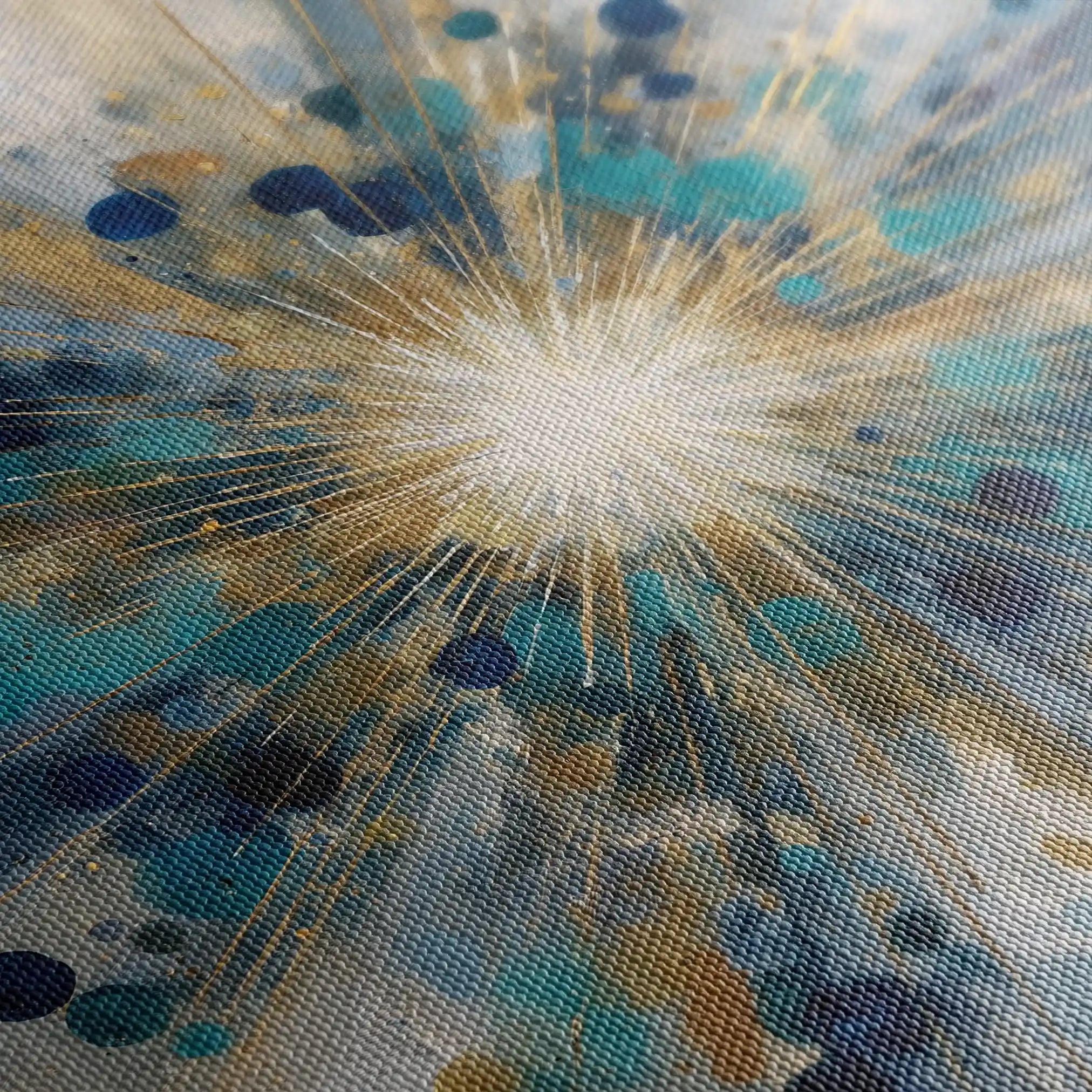 Abstract 1410 Canvas Art 60 x 60 cm / Stretched on hidden frame