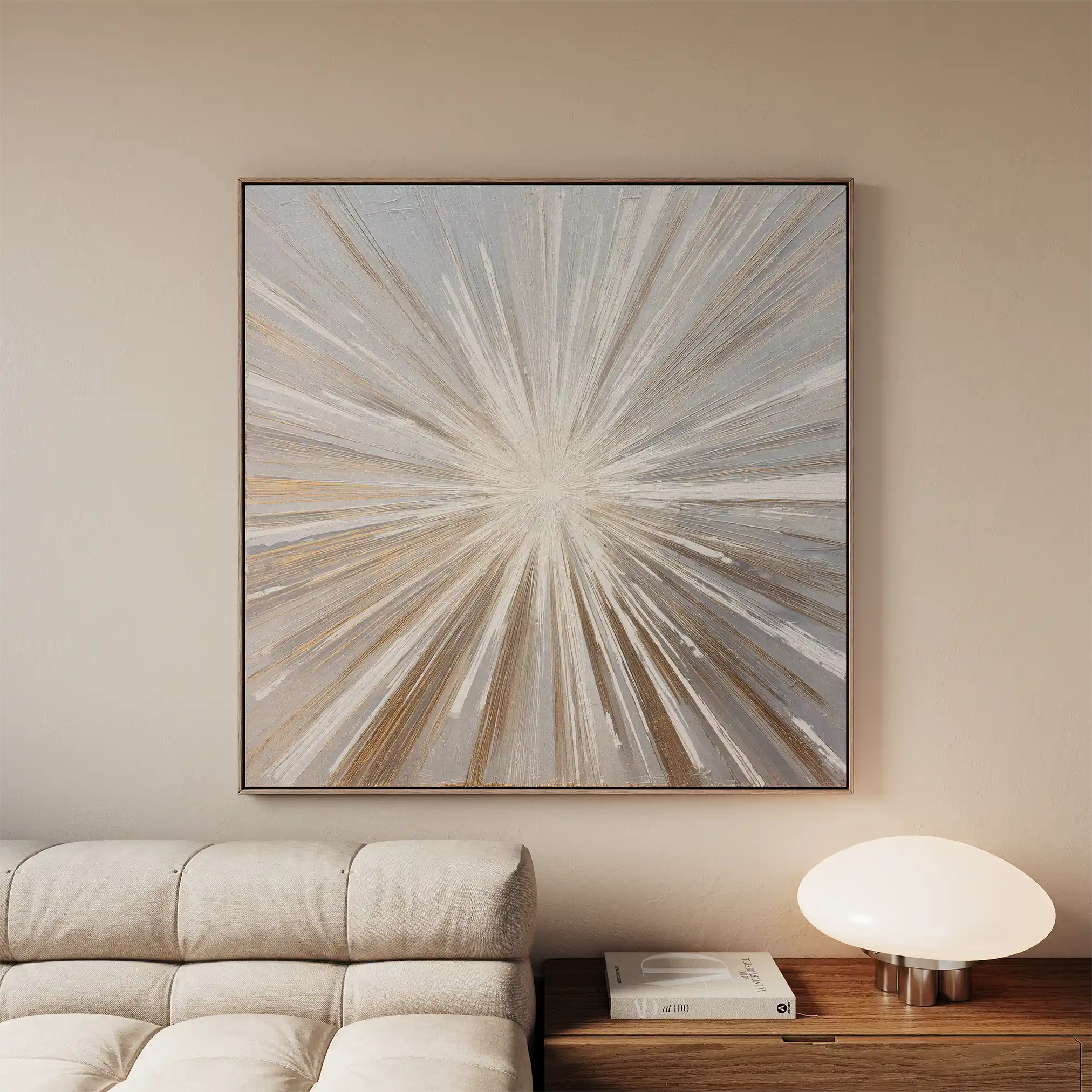 Abstract 1412 Canvas Art 60 x 60 cm / Stretched on hidden frame