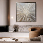 Abstract 1412 Canvas Art 60 x 60 cm / Stretched on hidden frame
