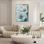 Floral Canvas Wall Art WAD1413-F 90 x 60 cm / Stretched on hidden frame
