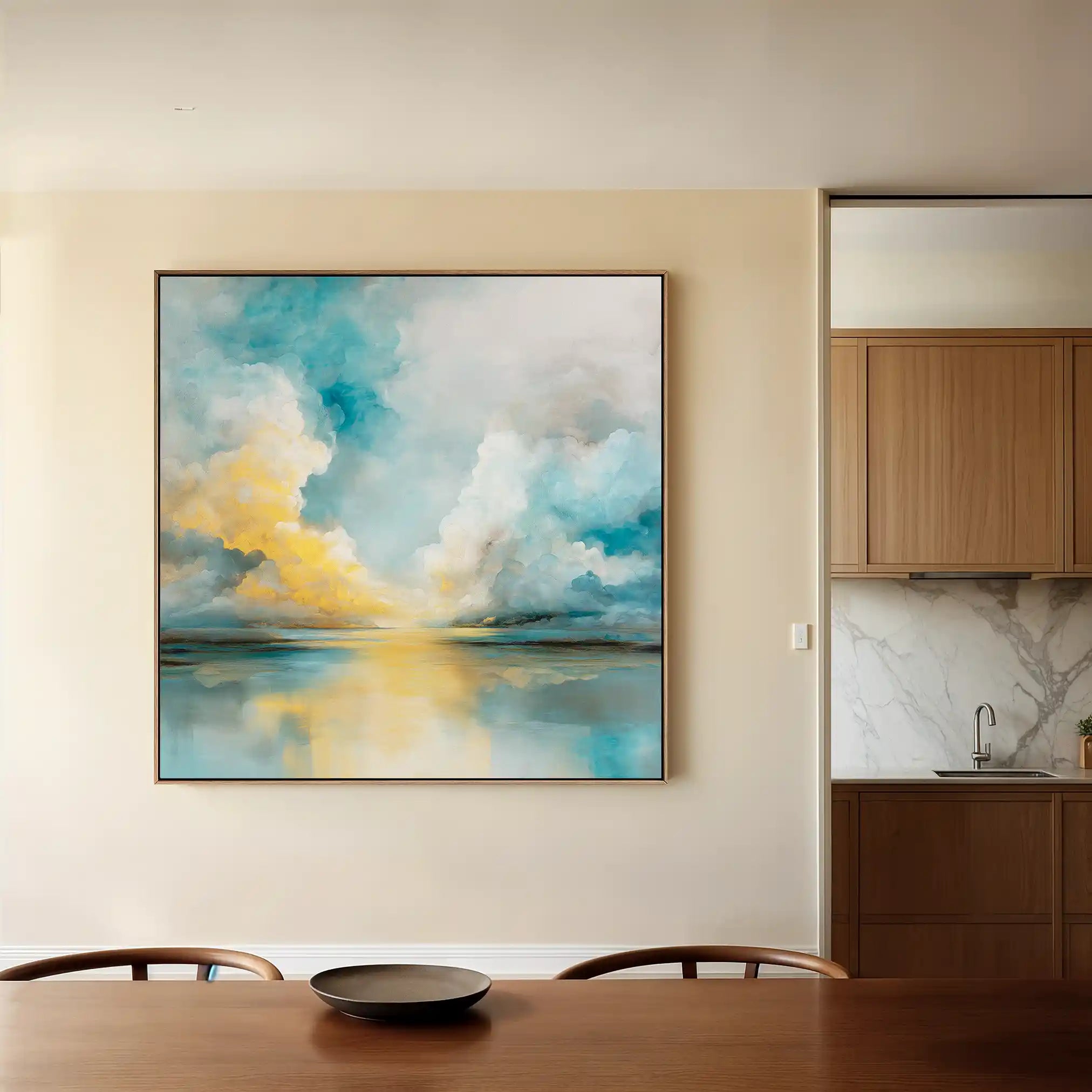Abstract 1414 Canvas Art 60 x 60 cm / Stretched on hidden frame