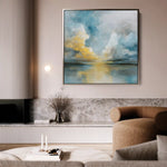 Abstract 1414 Canvas Art 60 x 60 cm / Stretched on hidden frame