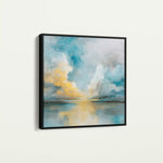Abstract 1414 Canvas Art 60 x 60 cm / Stretched on hidden frame