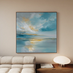 Abstract 1415 Canvas Art 60 x 60 cm / Stretched on hidden frame