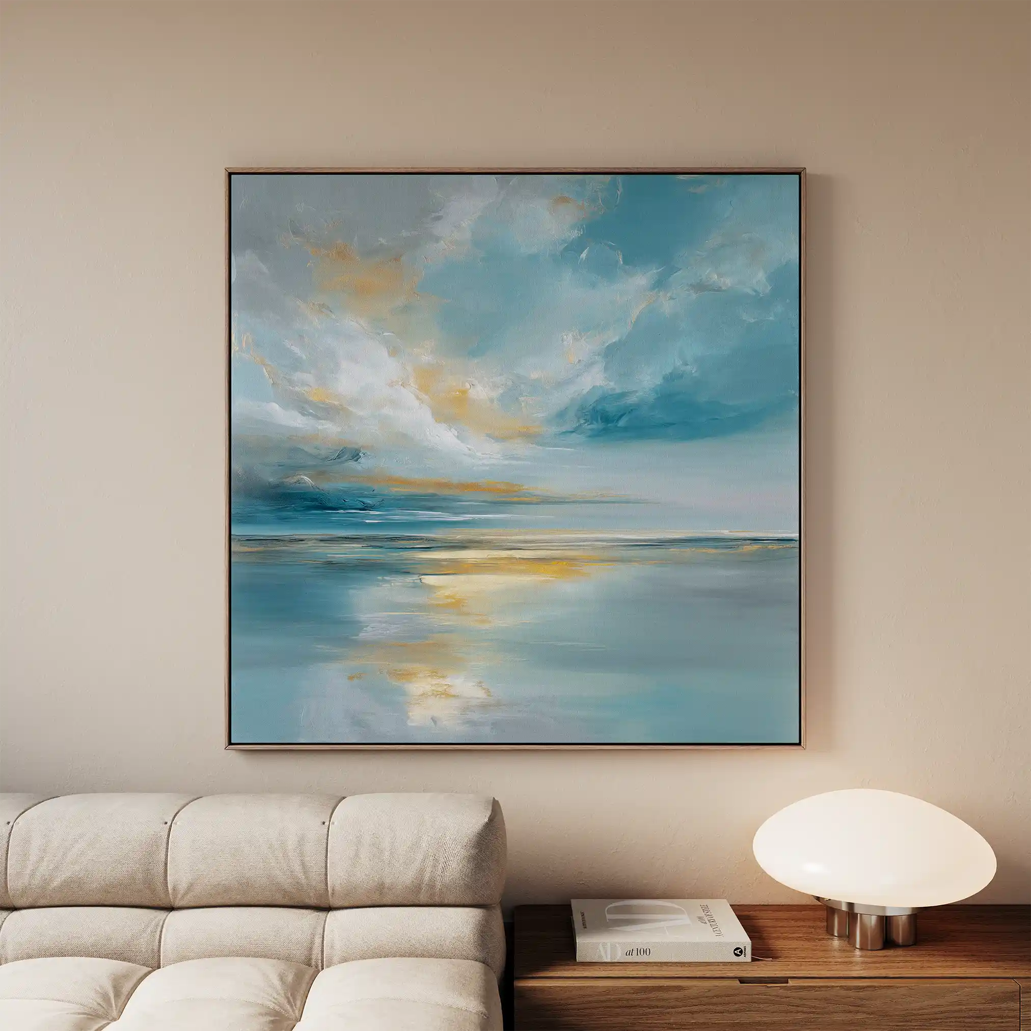 Abstract 1415 Canvas Art 60 x 60 cm / Stretched on hidden frame
