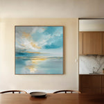 Abstract 1415 Canvas Art 60 x 60 cm / Stretched on hidden frame