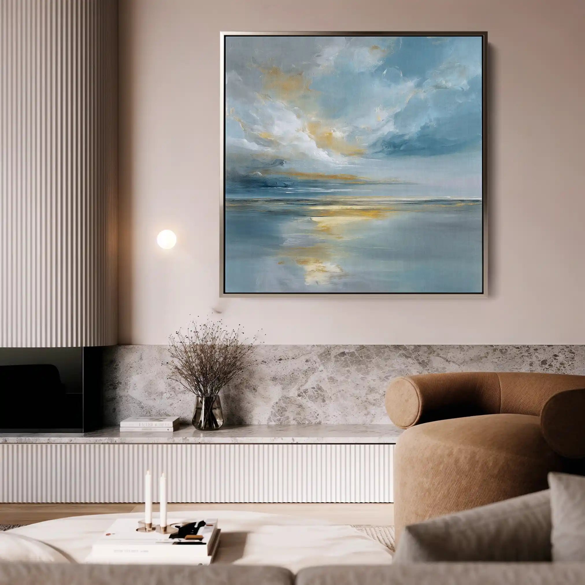 Abstract 1415 Canvas Art 60 x 60 cm / Stretched on hidden frame