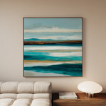 Abstract 1416 Canvas Art 60 x 60 cm / Stretched on hidden frame