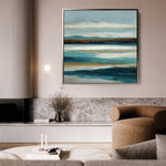Abstract 1416 Canvas Art 60 x 60 cm / Stretched on hidden frame