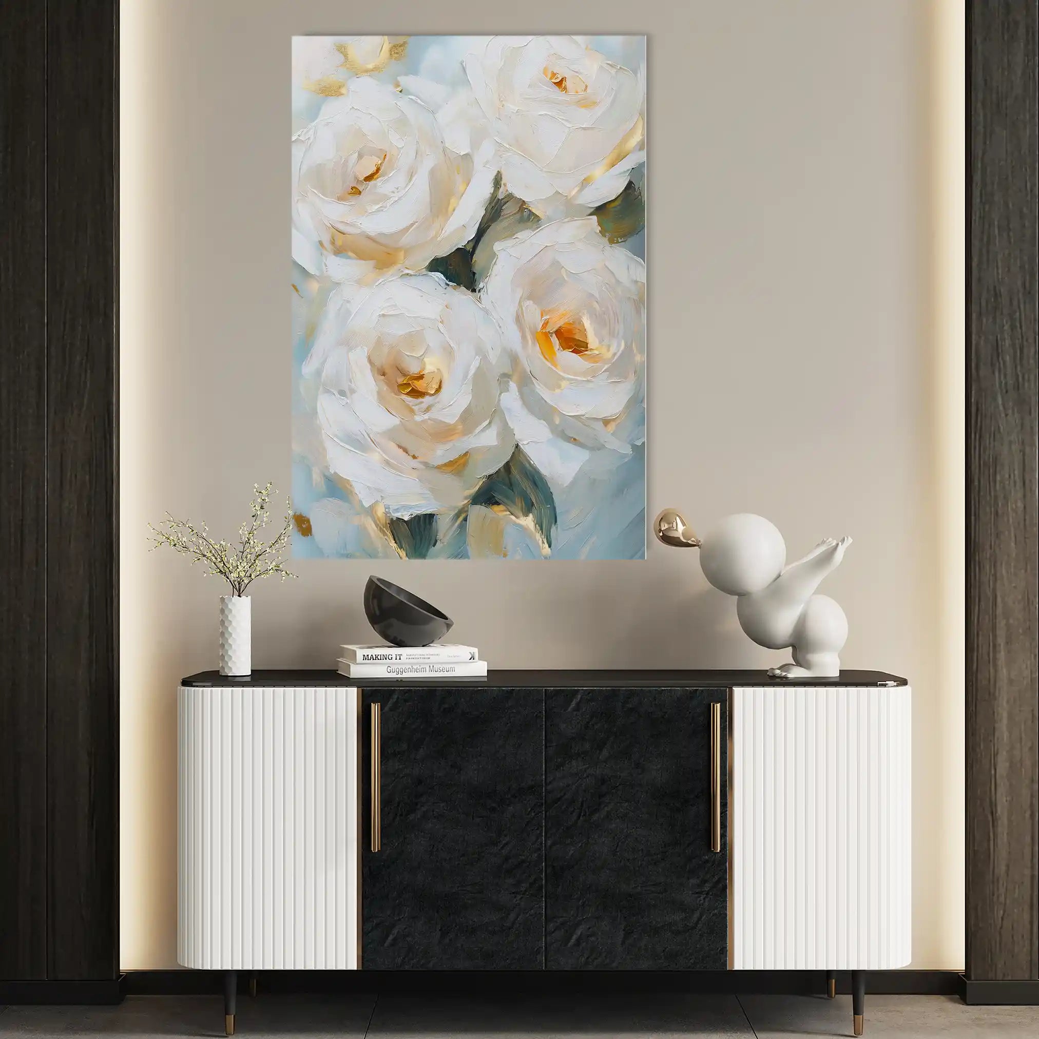 Floral Canvas Wall Art WAD1416-F 90 x 60 cm / Stretched on hidden frame
