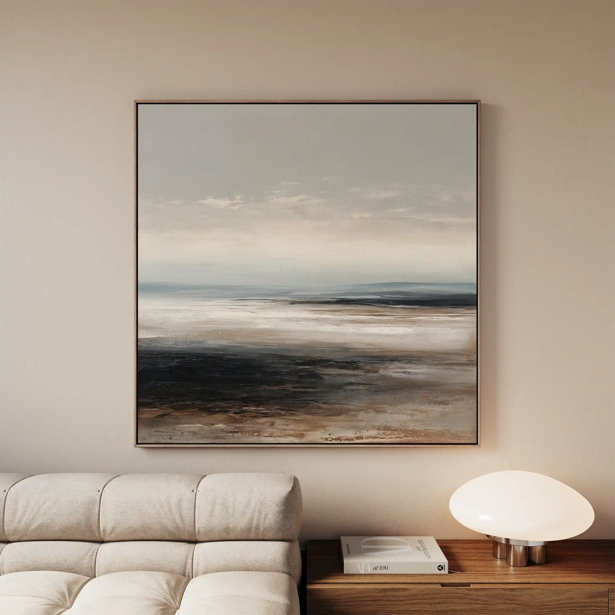 Abstract 1417 Canvas Art 60 x 60 cm / Stretched on hidden frame