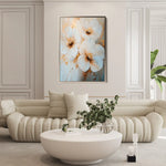 Floral Canvas Wall Art WAD1417-F 90 x 60 cm / Stretched on hidden frame