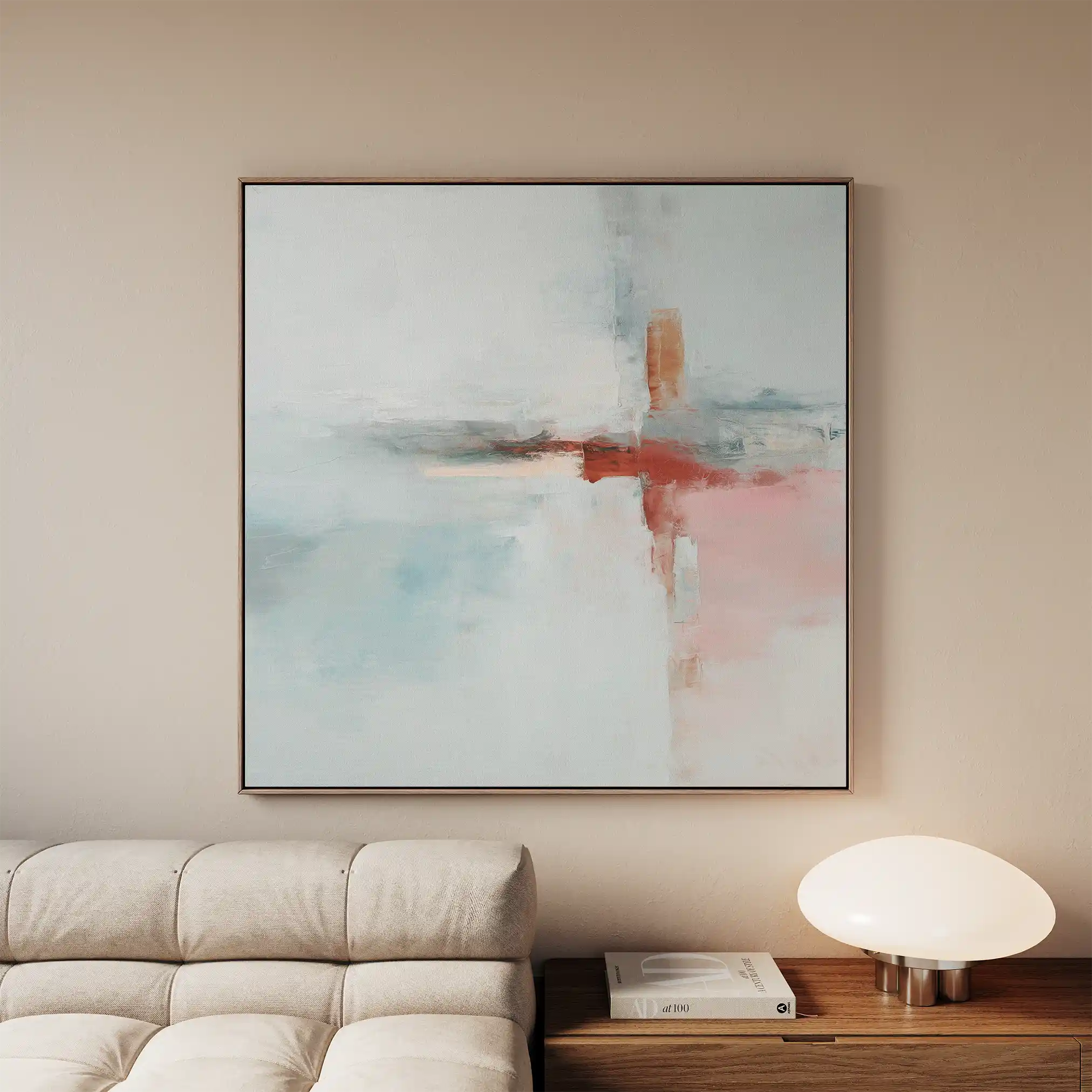 Abstract 1419 Canvas Art 60 x 60 cm / Stretched on hidden frame