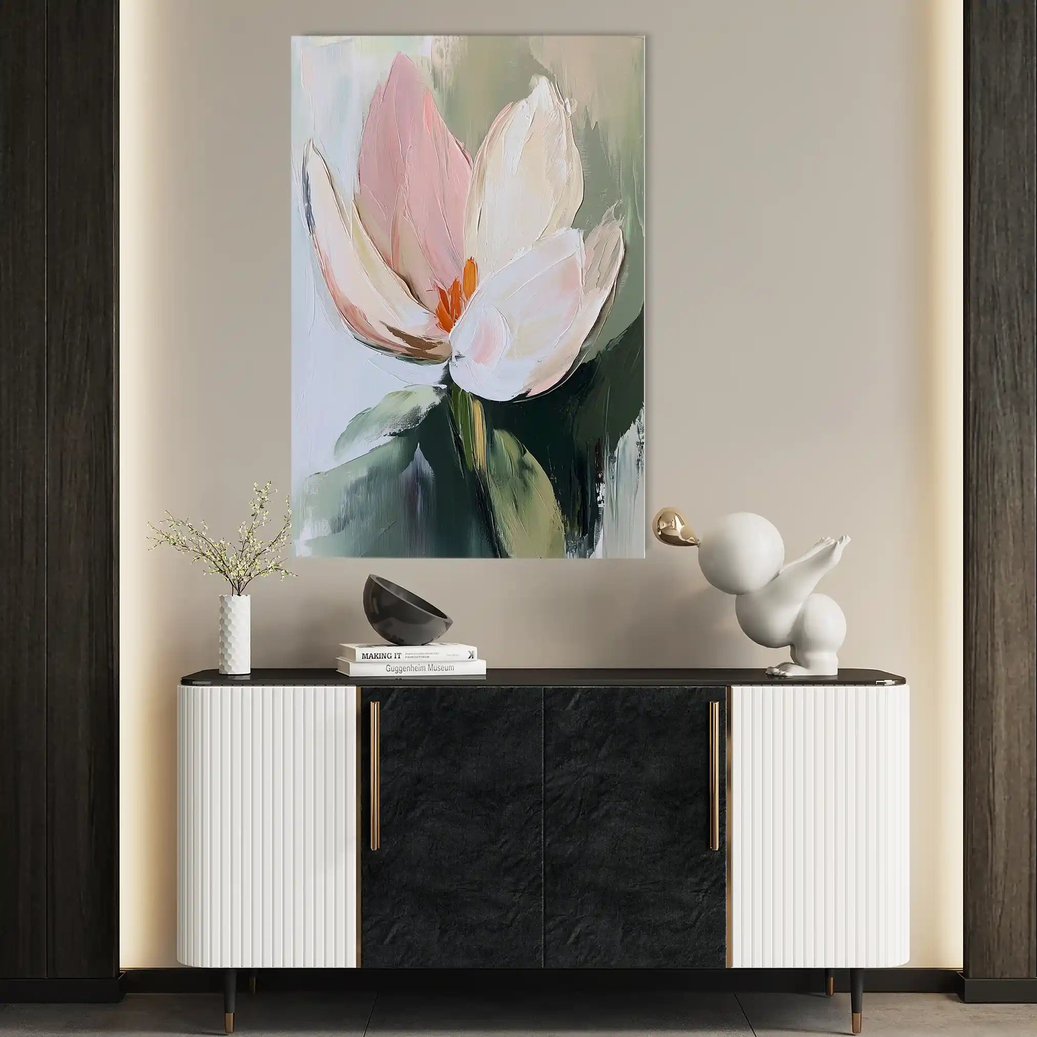 Floral Canvas Wall Art WAD1419-F 90 x 60 cm / Stretched on hidden frame