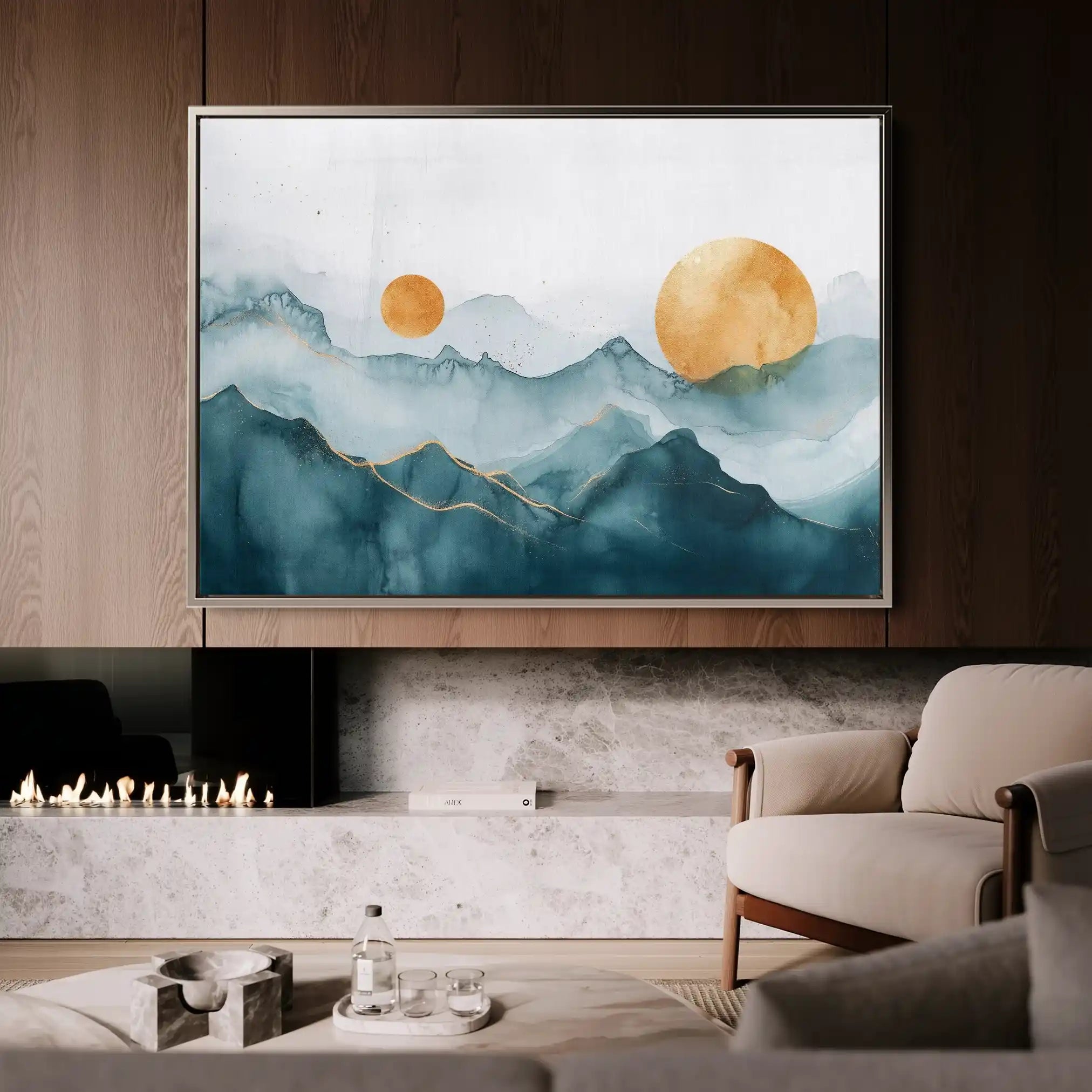 Boho 142 Canvas Art 90 x 60 cm / Stretched on hidden frame