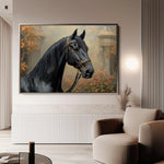 Horses 142 Canvas Art 90 x 60 cm / Stretched on hidden frame