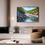 Landscape 142 Canvas Art 90 x 60 cm / Stretched on hidden frame