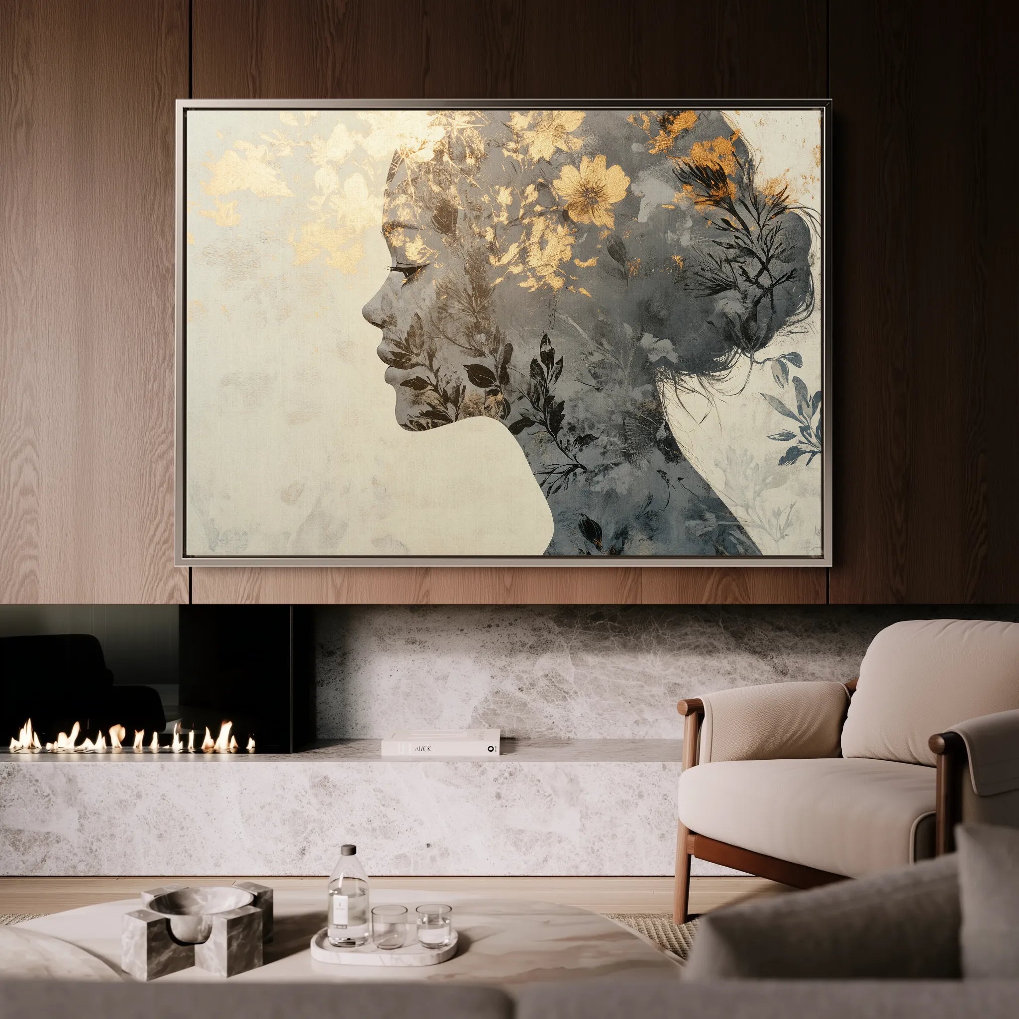 Portrait Canvas Wall Art WAD142-P 90 x 60 cm / Stretched on hidden frame