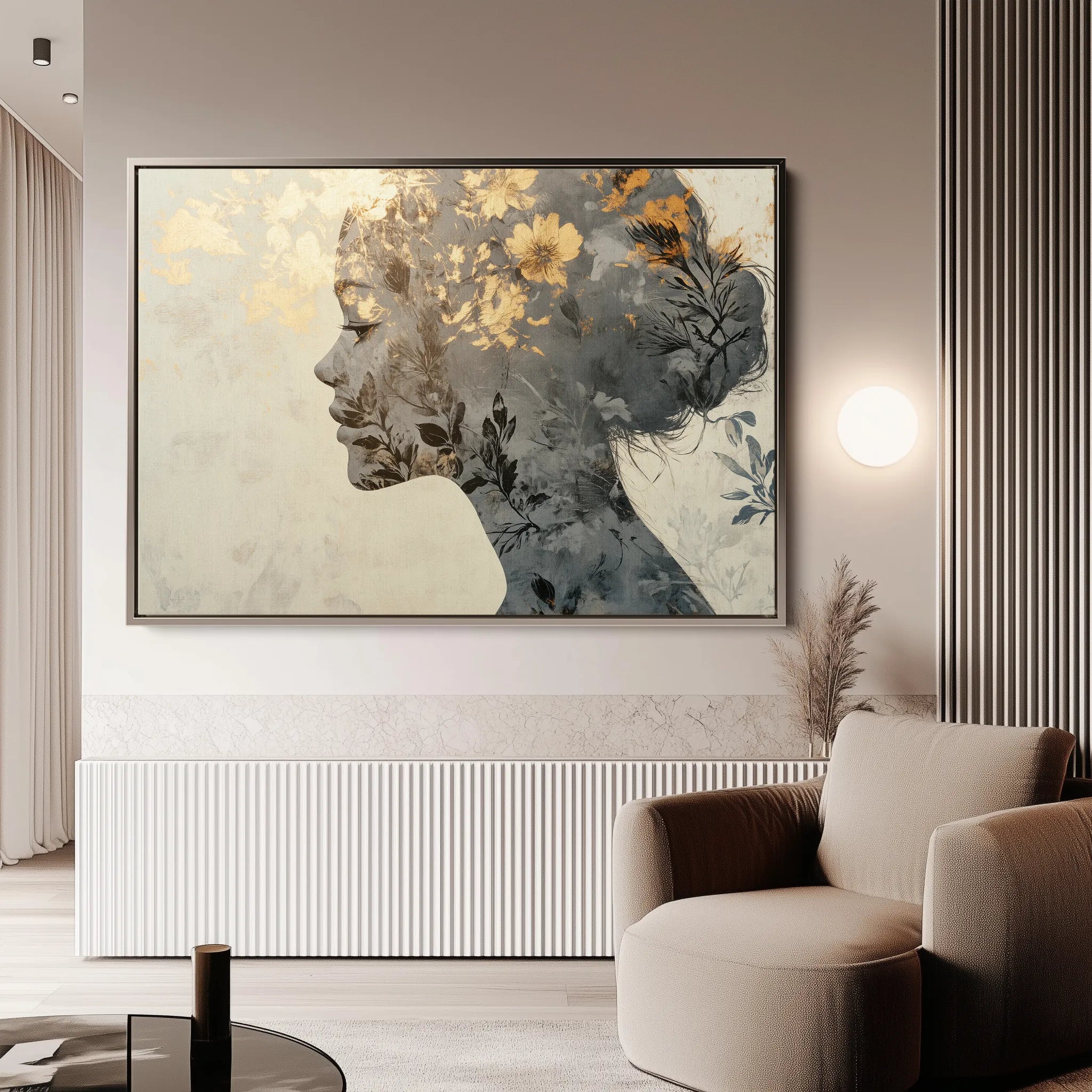 Portrait Canvas Wall Art WAD142-P 90 x 60 cm / Stretched on hidden frame