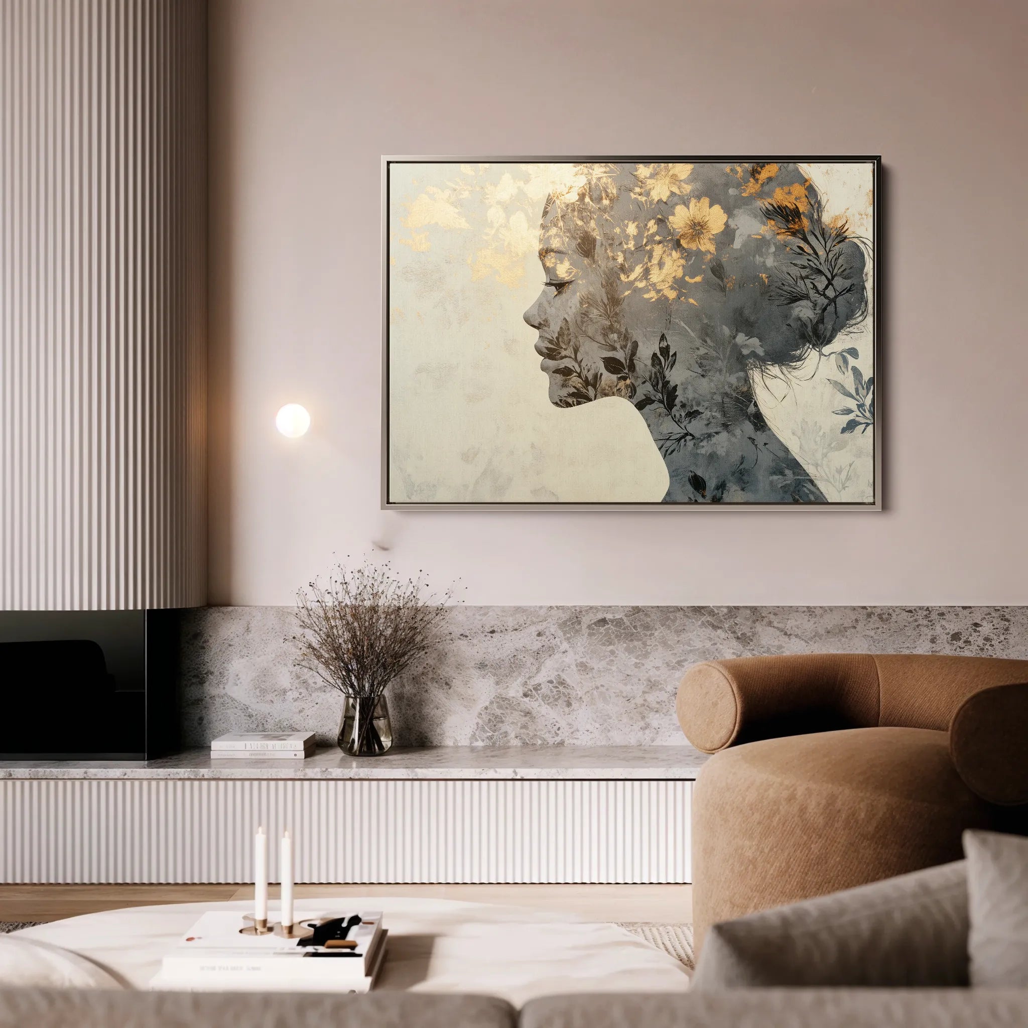 Portrait Canvas Wall Art WAD142-P 90 x 60 cm / Stretched on hidden frame