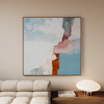 Abstract 1420 Canvas Art 60 x 60 cm / Stretched on hidden frame