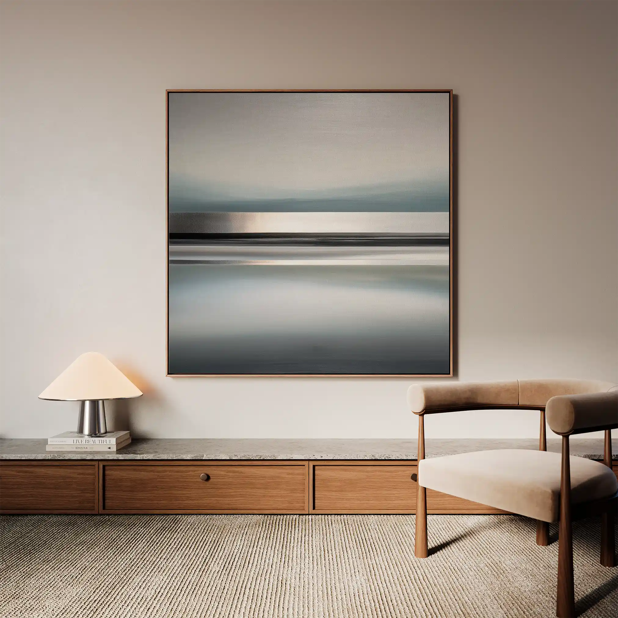 Abstract 1421 Canvas Art 60 x 60 cm / Stretched on hidden frame