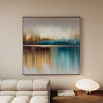 Abstract 1422 Canvas Art 60 x 60 cm / Stretched on hidden frame