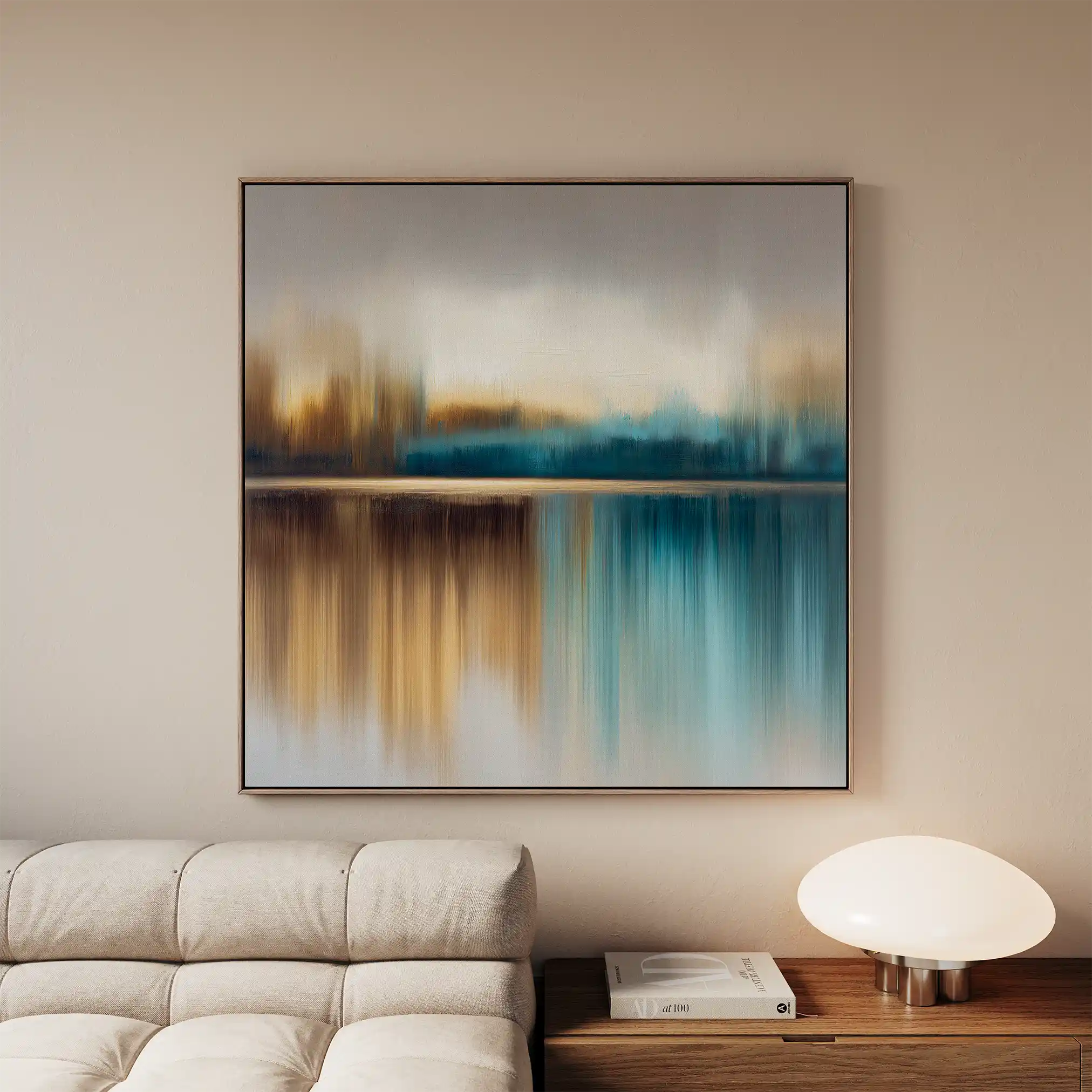 Abstract 1422 Canvas Art 60 x 60 cm / Stretched on hidden frame