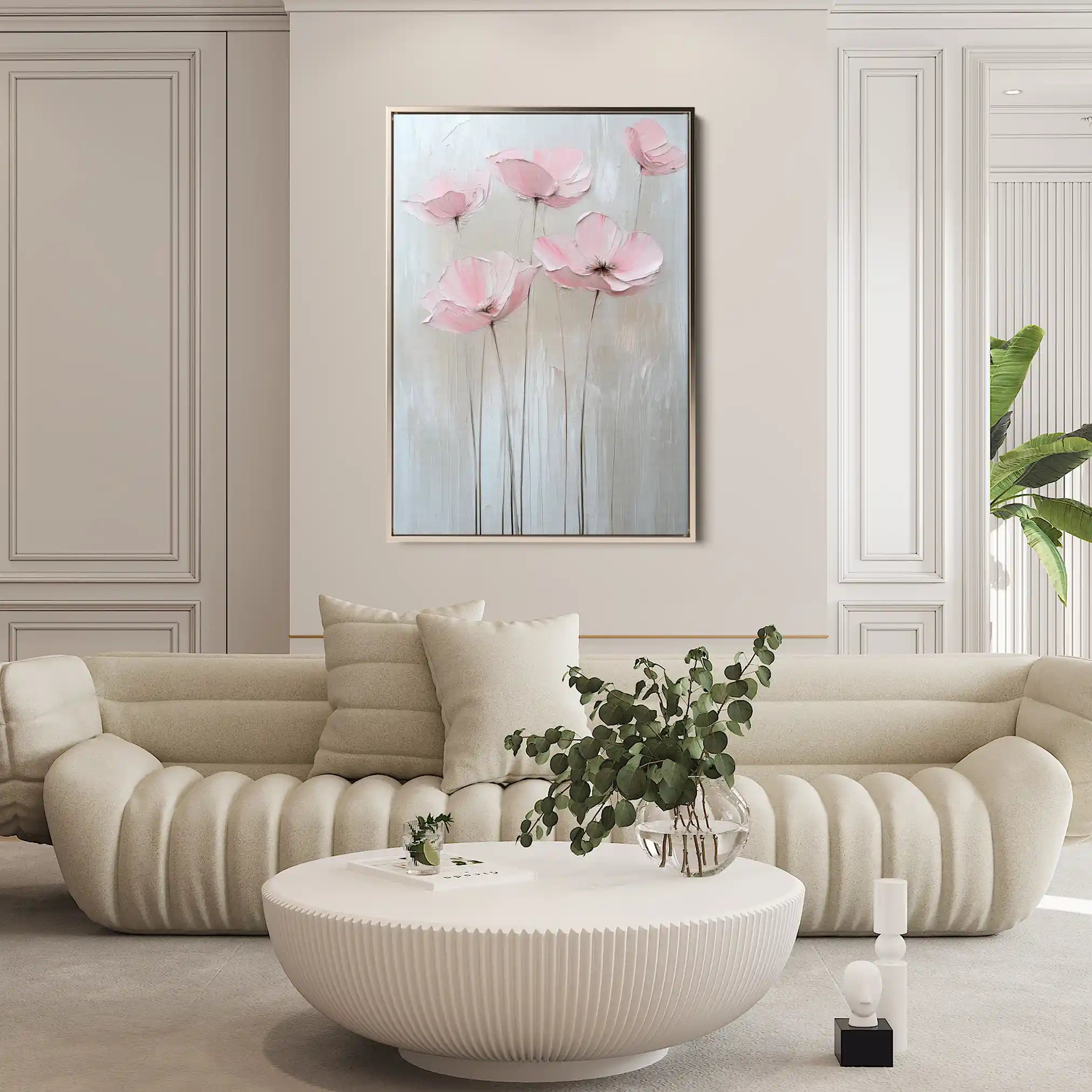 Floral Canvas Wall Art WAD1422-F 90 x 60 cm / Stretched on hidden frame
